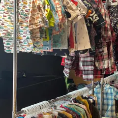 Looking for comfy and quirky sleepwear? I've got you covered. This rack is filled with fun printed pyjama sets for kids, made from soft, breathable fabrics.