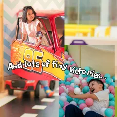 And lots of tiny victories. Whether it's zooming in a race car or splashing into the ball pit, every moment of active play is a win at Skadoosh.