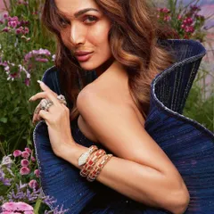 A closer look at the Brides Today cover shoot with Malaika Arora. Our indoor floral conservatory provided a lush, natural, and romantic backdrop for the photographs.