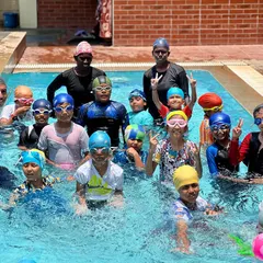 Welcome to the family! This is what our group classes are all about: a fun, supportive environment where kids learn together, splash together, and cheer each other on.