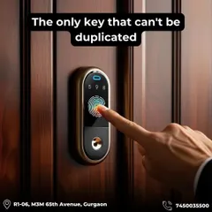 Security is more than just a lock; it's peace of mind. I install advanced biometric smart locks that use your fingerprint for access, providing a level of security that traditional keys simply cannot match.