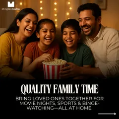 I designed this space for moments just like this. It's about bringing your family together for a movie night where everyone can laugh, share popcorn, and enjoy an uninterrupted experience. This is the perfect venue for creating lasting memories.