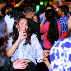 A snapshot from a lively Wednesday night. The joy on the dance floor is contagious and it's what I strive to create at every single gig.