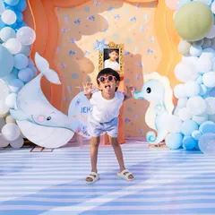 The pure, unfiltered joy of a birthday boy loving his party. This is what it's all about.