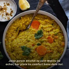 Just like a bowl of warm khichdi with a spoonful of Wekins ka achaar, some things are pure comfort. It turns any simple plate into a satisfying meal.
