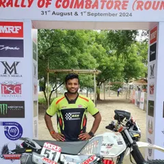 A profile of our coach, Pradeep, at the FMSCI National Rally Championship. He is a versatile rider who has won championships in circuit racing, off-road, and rally events.