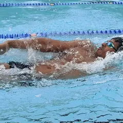 Former National Champion and Asian Games swimmer Rohit Hawaldar training at our facility. We provide a high-performance environment for elite athletes preparing for top-tier competitions like the World Masters Championship.