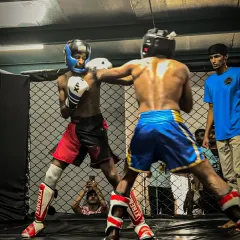 This is the moment of truth. Inside the cage, it's just you, your opponent, and your training. We prepare our fighters for this moment with intense, realistic kickboxing and MMA sparring sessions, focusing on technique, composure, and relentless pressure.