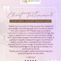 This student's feedback shows the immediate impact of proper training. Understanding that correct form is more important than range of motion is a key lesson that elevates your workouts and your teaching.