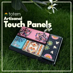 Our artisanal touch panels are handcrafted to be as unique as your home. These panels feature intricate designs, transforming a functional switch into a piece of art that reflects your personal style.