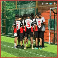 Game plans and dreams, all in one circle. The team huddle is where we become one unit.
