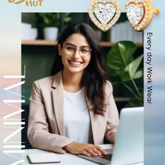 Confidence that shines through your 9 to 5. These Halo Heart studs are the perfect minimal workwear accessory, made from 925 sterling silver for a polished look.