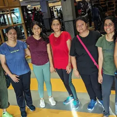 A group of our members relaxing and connecting after a fitness session. We provide a space where you can build friendships while working on your health.