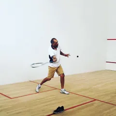 Here, our head coach Ray Malik demonstrates the perfect forehand swing. We focus on mastering the fundamentals, ensuring every player understands the mechanics behind a powerful and accurate shot.
