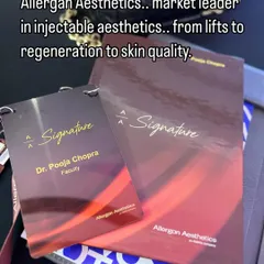 Being invited to serve as faculty for Allergan Aesthetics, a leader in injectable treatments, is an honor. This role allows me to train other doctors, giving me early access to the newest innovations in skin quality and facial aesthetics, which directly benefits my patients.