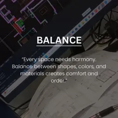 Architecture is about more than buildings; it's about crafting experiences. We build our work on three core principles: Balance for harmony, Functionality for purpose, and Sustainability for a timeless future.