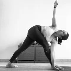 Full life will go, Parivritta Trikonasana (Revolved Triangle Pose) alignment will still keep coming. The practice of refining never ends.