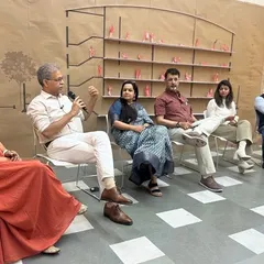 Our partner, Sanjay Bhardwaj, speaking at a panel discussion at the Indian Institute of Art & Design (IIAD). The topic, "Is reductive design the future?", explored how simplicity and restraint are shaping contemporary design.