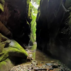 We go to places that are still wild and undiscovered, like this incredible slot canyon in the Himalayan foothills. Learning to navigate these natural sculptures is a core part of canyoneering.