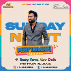 This poster was for a special Pre-Holi celebration at Trinity Farm, New Delhi. I am available for all kinds of festive and pre-wedding events, not just the main functions.