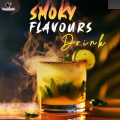 This smoky flavored drink is a feast for the senses. The thick smoke billows from the glass, promising a bold and intense flavor experience for those who dare to try it.