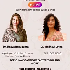 Balancing work and breastfeeding can be a major challenge for new mothers. In this live session, our expert Dr. Madhavi discusses practical tips and time-tested techniques to help you navigate this transition with ease.