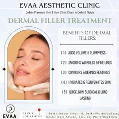 An overview of the key benefits of our dermal filler treatments. We utilize them to add volume, smooth wrinkles, contour facial features, and hydrate the skin for a comprehensive rejuvenating effect.