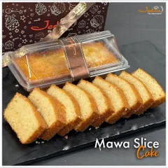 Experience the rich, traditional flavor of our Mawa Slice Cake. This classic Indian tea cake is moist, dense, and infused with the distinctive taste of mawa (milk solids), making it a truly comforting treat.