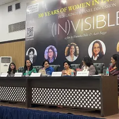 At a panel discussion celebrating 100 years of women in law. For real change to happen, these events need an inclusive audience, including men and policymakers, to help break stereotypes and promote true equality.
