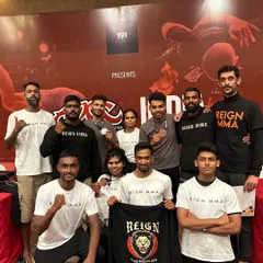 The team after a strong performance at the ADCC India Open. We brought home gold, silver, and bronze medals, with several fighters making their successful competition debut.