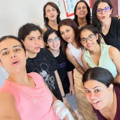 The smiles and laughter after a great class. This is the community we've built, a tribe of strong women supporting each other.