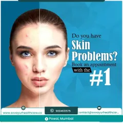 The goal of my treatment is a visible transformation towards healthier skin. This image represents the journey I guide my patients on, moving from the discomfort of skin problems to the confidence of clear, healthy skin through a root-cause focused Ayurvedic approach.