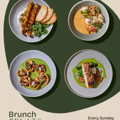 A snapshot of our brunch offerings, showcasing the variety and artistry of the plates we serve every Sunday.
