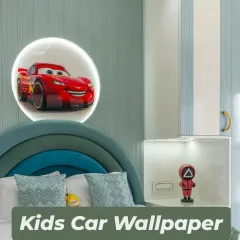 We can even create custom backlit wall art for kids' rooms, like this Lightning McQueen piece. It serves as both a decoration and a cool night light, bringing your child's favorite character to life.