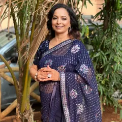 You don’t need an age to have grace. A beautiful, happy client enjoying her elegant makeover.