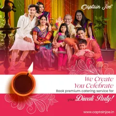 I create, you celebrate. For your Diwali party, book my premium catering service to ensure your guests are treated to an exceptional meal. This allows you to focus on the rituals and celebrations with your family.