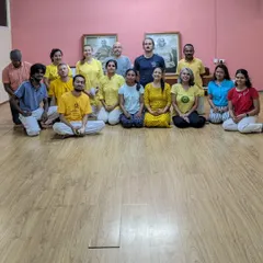 A group photo of our dedicated staff and teachers. We are a community of practitioners, and we look forward to welcoming you to our centre and sharing the teachings of our Gurus.