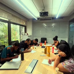 This is where the work and the magic happen. A snapshot from our in-person 'Pudus' batch, where writers are deep in focus, bringing their stories to life through dedicated practice and craft exercises.