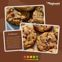 A customer loved the delightful surprise of my Honey Almond Wholewheat Cookies. They described them as crispy on the edges, soft in the middle, and indulgently wholesome.