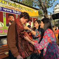 We had the honor of welcoming Shawn Mendes to our community. Here we are, presenting him with a traditional shawl as a token of our appreciation for his visit.