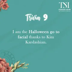 Skincare Trivia: I am the Halloween go-to facial, made famous by Kim Kardashian. What am I? This minimally invasive procedure helps build elasticity and collagen. (Answer: The Vampire Facial/PRP).