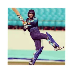 A stylish shot of our player Chaitanya Bishnoi, who represents the Haryana Cricket Association in the Vijay Hazare Trophy.
