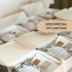 Gearing up for a celebration by packing dozens of my Kids Special DIY Cake Bake kits. I can prepare these for bulk orders, making them perfect for birthday parties or as festive return gifts, like these for Raksha Bandhan.