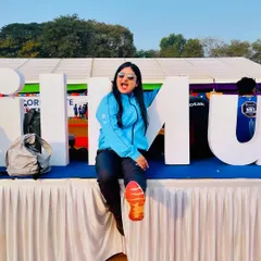 Once a sportswoman, always a sportswoman. Chilling at Azad Maidan after hosting a fun run at the Tata Mumbai Marathon.