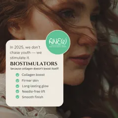 In 2025, we don't chase youth, we stimulate it with biostimulators. These treatments boost your own collagen for a firmer, long-lasting glow and a needle-free lift.