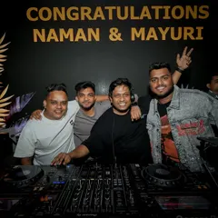 It's an honor to be a part of someone's special day. Here I am with my crew, celebrating with Naman and Mayuri at their private event at Shiloh.