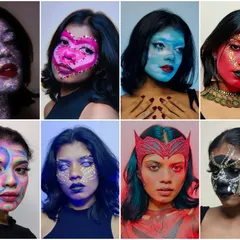 A look back at some of my favorite creative makeup looks from 2022. As you can see, I have a real love for anything that sparkles and shines.