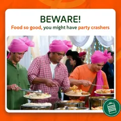 Beware! Our food is so good, you might just have party crashers. A fun take on why our bulk orders are perfect for making any event memorable.