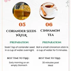 This 7-day infused water plan is designed to beat the bloat and improve digestion. Using simple ingredients from the Indian kitchen like fennel, cumin, mint, and ajwain, these drinks are a refreshing way to support your gut health.
