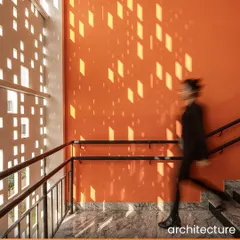 At Vidyashilp Academy, we used architecture to shape an environment for well-being. The play of light and shadow, created by modern interpretations of traditional 'jaali' screens, transforms simple corridors into inspiring spaces, fostering a sense of calm and curiosity for students.